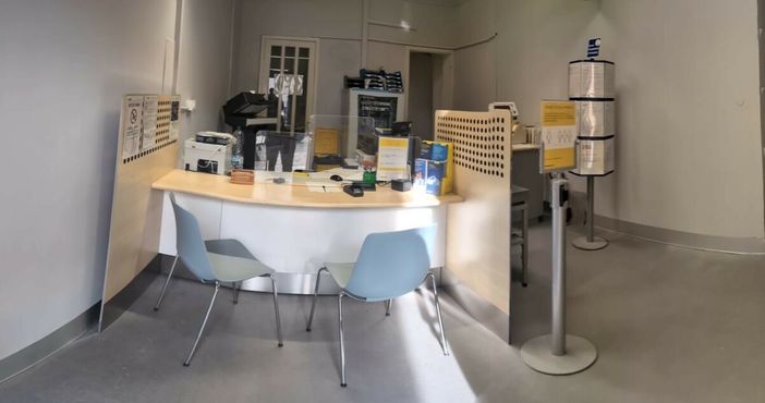 Il rinnovato ufficio postale di Penango, nell'articolo l'immagine di quello di Villa San Secondo