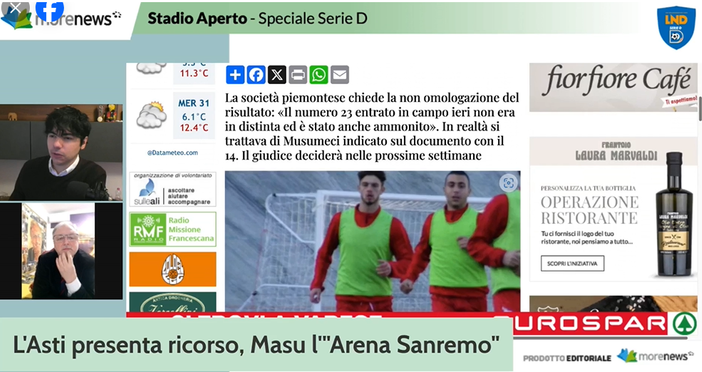Stadio aperto. L'Asti presenta ricorso, tra meno di 48 ore tutti subito in campo Stadio aperto. L'Asti presenta ricorso, tra meno di 48 ore tutti subito in campo