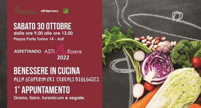 La locandina dell'iniziativa relativa i cereali biologici Rava e Fava La locandina dell'iniziativa relativa i cereali biologici Rava e Fava