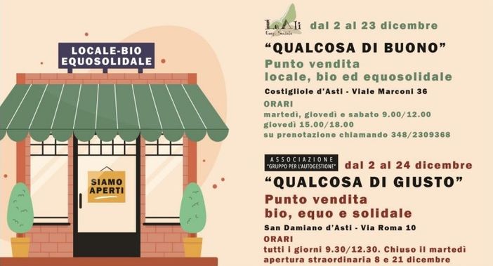 Locandina delle aperture pre natalizie Locandina delle aperture pre natalizie