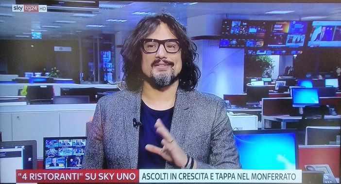 Alessandro Borghese, questa mattina ospite di Sky TG24 Alessandro Borghese, questa mattina ospite di Sky TG24