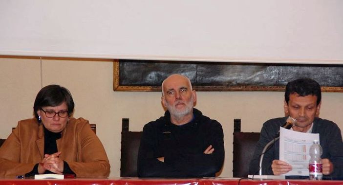 L'autore tra Nicoletta Fasano e Mauro Forno