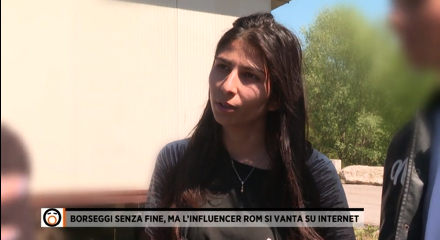 Un fermoimmagine tratto dal servizio andato in onda su Rete 4