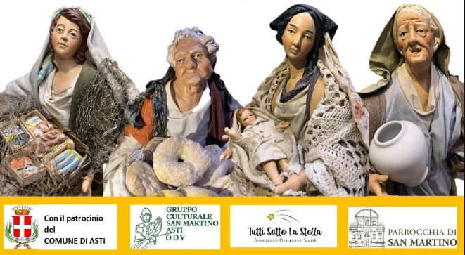"Il presepe è donna", imprenditoria femminile in ambito presepiale con Lions club Alfieri e Storici, Artisti e Presepisti d'Asti "Il presepe è donna", imprenditoria femminile in ambito presepiale con Lions club Alfieri e Storici, Artisti e Presepisti d'Asti