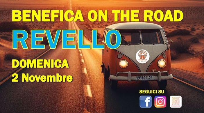 Revello: domenica 2 novembre arriva “Benefica On The Road”! Revello: domenica 2 novembre arriva “Benefica On The Road”!