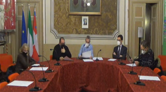 La conferenza stampa di Villanova La conferenza stampa di Villanova