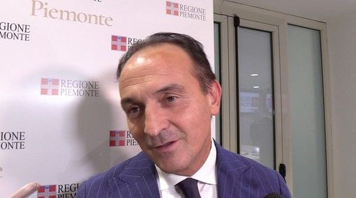 Il presidente della Regione Piemonte Alberto Cirio