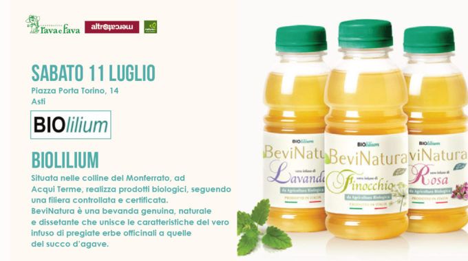 NaturaSì presenta &quot;Biolilium&quot;, la linea di infusi da erbe officinali Bevi Natura