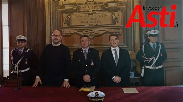 Il sindaco Maurizio Rasero, il comandante Riccardo Saracco e l'assessore Marco Bona Il sindaco Maurizio Rasero, il comandante Riccardo Saracco e l'assessore Marco Bona
