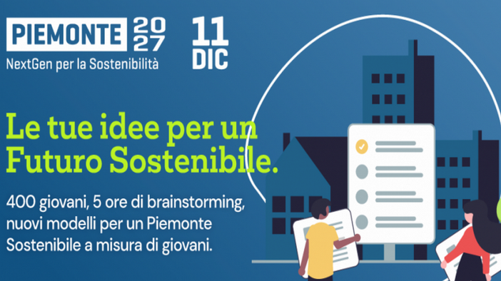 Da "Next Gen per la sostenibilità" le richieste dei giovani alla Regione per migliorare la vita dei piemontesi