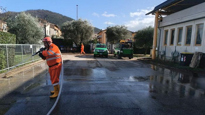 Alluvione Toscana: la colonna mobile della Protezione civile del Piemonte operativa a Montemurlo