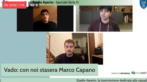 Stadio Aperto: riviviamo la nuova puntata dedicata al campionato di Serie D. Ospite Marco Capano del Vado