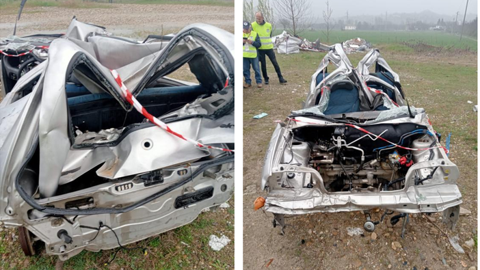 Rinvenuta nei pressi del Tanaro la carcassa di un'auto cui è stato asportato anche il numero di telaio