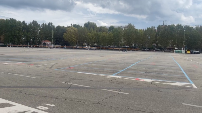 Piazza del Palio completamente chiusa Piazza del Palio completamente chiusa