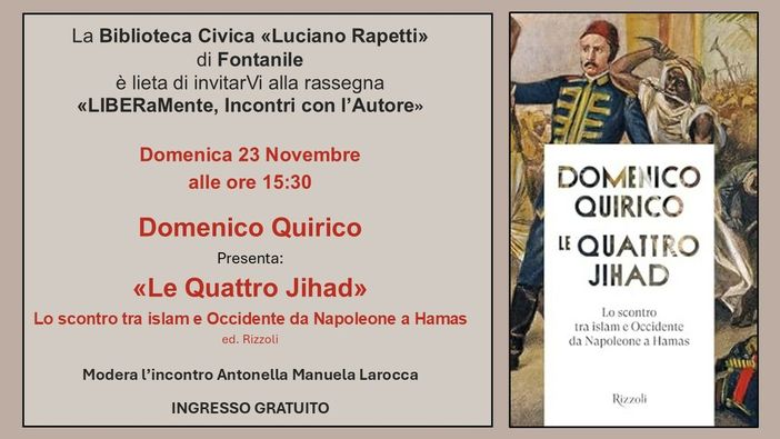 Incontro con Domenico Quirico alla biblioteca di Fontanile
