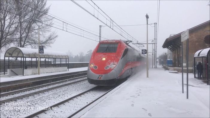 Maltempo al nord: proseguirà anche domani il piano neve di Rete Ferroviaria Italiana