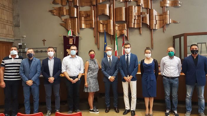 Il neo questore Sebastiano Salvo in visita in Provincia con l'impegno di andare in tutti i Comuni