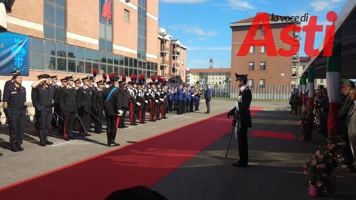 Il comandante Breda durante i festeggiamenti nel 2019 Il comandante Breda durante i festeggiamenti nel 2019