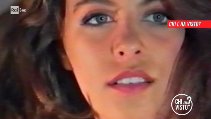 La modella in una foto della trasmissione 'Chi l'ha visto'