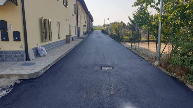 Villanova d’Asti: terminati i lavori di asfaltatura in Borgo Valdichiesa