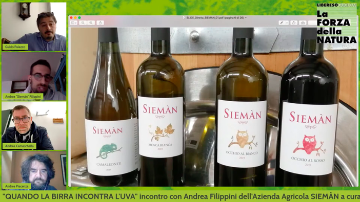 Il progetto IGA alla rassegna 'La Forza della Natura': incontro con Andrea Filippini dell’Az. Agr. Siemàn