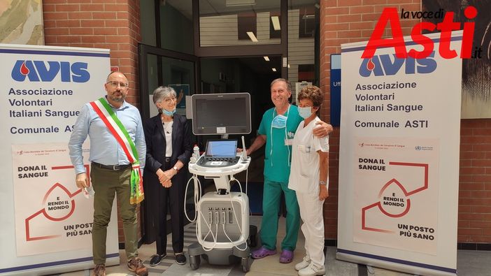 A disposizione del reparto Ginecologia e Ostetrica del Massaia un nuovo ecografo donato da Avis Asti [VIDEO]