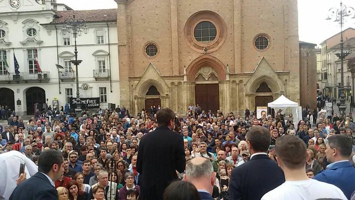 Piazza San Secondo gremita in occasione della MoVifest 2017 Piazza San Secondo gremita in occasione della MoVifest 2017