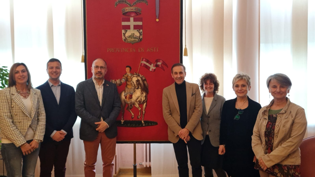 Incontro in Provincia tra i vertici dell'Ente e la nuova dirigenza dell'Asl AT