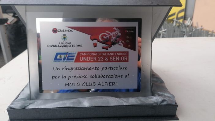Il motoclub Alfieri impegnato a Rivanazzano Terme nella terza tappa degli Italiani di Enduro under 23 Il motoclub Alfieri impegnato a Rivanazzano Terme nella terza tappa degli Italiani di Enduro under 23