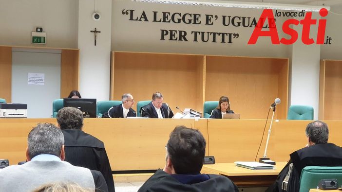 Presente in aula per il processo Barbarossa, questa mattina, il giudice Amerio che andrà a Torino