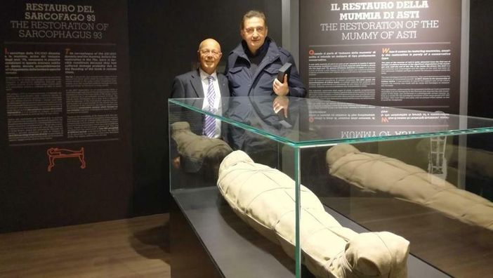 La mummia di Asti a Jesolo, nel 2018