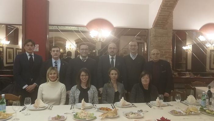 Il sindaco Maurizio Rasero e la Giunta