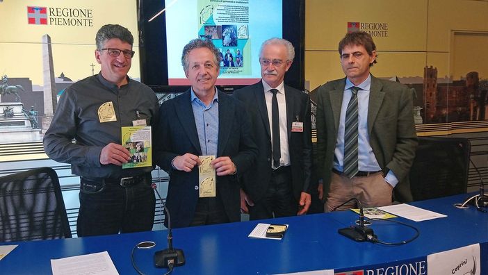 Nella foto, da sinistra; Simone Grappiolo, Giorgio Ferrero, Roberto Chialva e Tiziano Valperga Nella foto, da sinistra; Simone Grappiolo, Giorgio Ferrero, Roberto Chialva e Tiziano Valperga