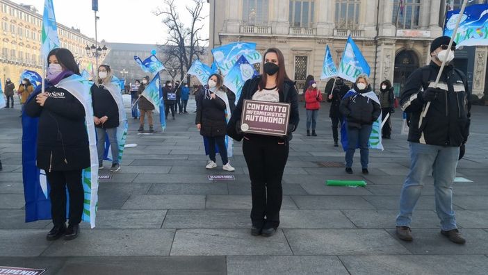 Alcune immagini della manifestazione torinese del Nursind Alcune immagini della manifestazione torinese del Nursind