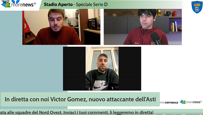 Stadio Aperto. Con noi bomber Victor Gomez dell'Asti. Uno sguardo alle crisi di Varese e Casale (Video) Stadio Aperto. Con noi bomber Victor Gomez dell'Asti. Uno sguardo alle crisi di Varese e Casale (Video)
