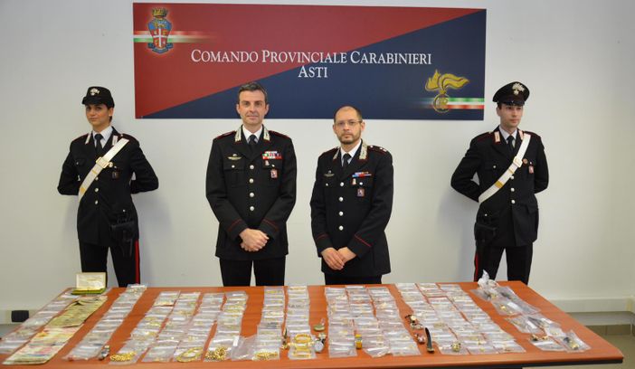 I Carabinieri sequestrano oltre 100.000 € di oro e preziosi a nucleo familiare di etnia sinti I Carabinieri sequestrano oltre 100.000 € di oro e preziosi a nucleo familiare di etnia sinti