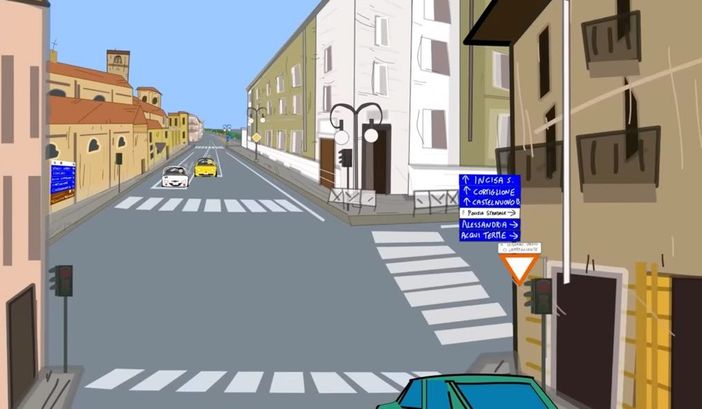 Un frame dal video del canale Sotomaior10TV