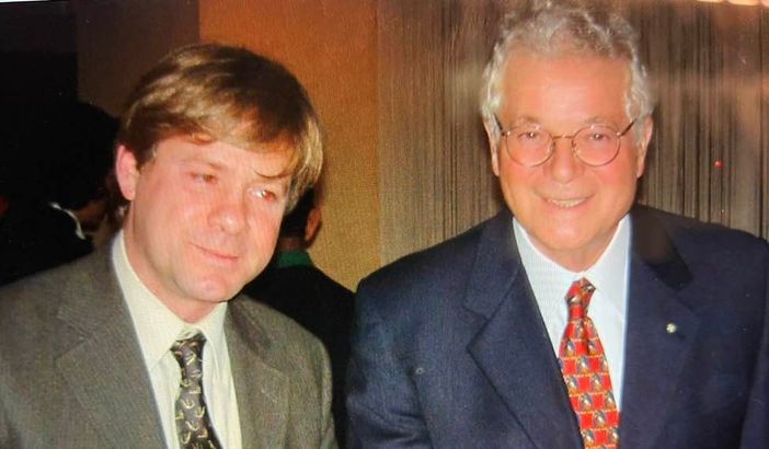 Tony May con 'Sandrino Tartufi' (Foto Facebook)