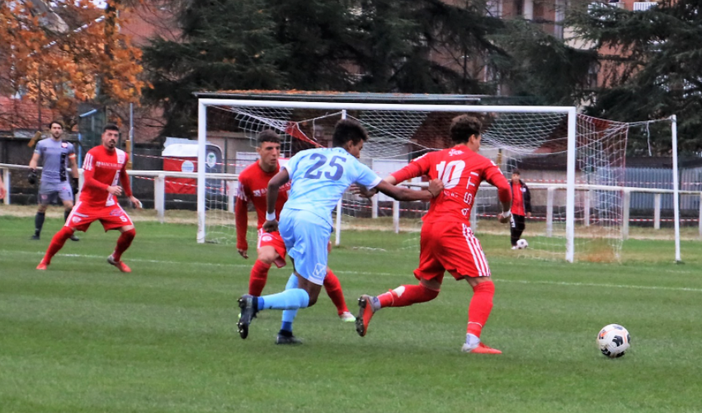 L'Asti in azione nella partita persa in casa contro la Sanremese