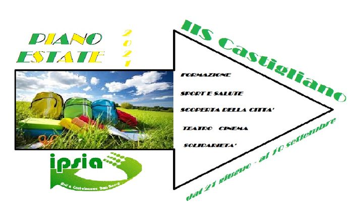 La locandina del Piano estate del Castigliano