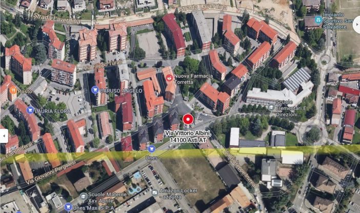 L'immagine, tratta da Maps, è solo per individuare la zona oggetto delle modifiche L'immagine, tratta da Maps, è solo per individuare la zona oggetto delle modifiche