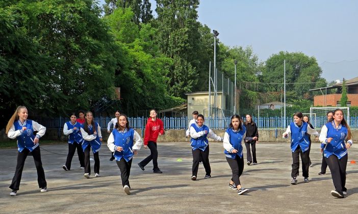 Varie immagini della fine d'anno scolastico del Pellati