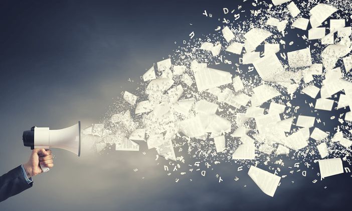 Immagine generica di volantinaggio