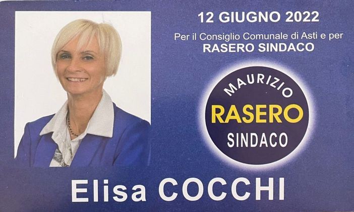 Il 'santino' elettorale di Elisa Cocchi Il 'santino' elettorale di Elisa Cocchi