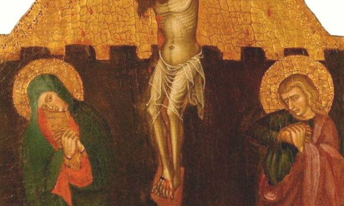 Una delle nove tavole del polittico di Andrea d'Asti custodito a Incisa Scapaccino Una delle nove tavole del polittico di Andrea d'Asti custodito a Incisa Scapaccino