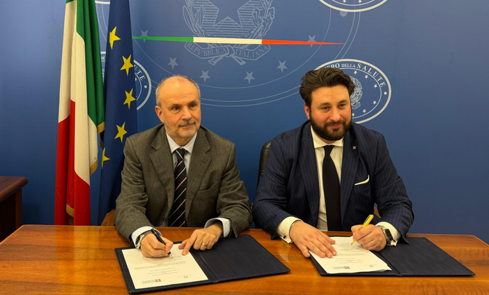 L'assessore Riboldi con il ministro della Sanità Orazio Schillaci