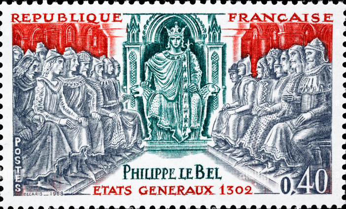 Francobollo del 1968, celebrativo degli Stati Generali di Filippo il Bello Francobollo del 1968, celebrativo degli Stati Generali di Filippo il Bello