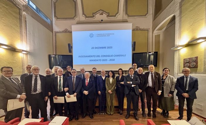 Insediato il nuovo Consiglio della Camera di Commercio Alessandria-Asti, Gian Paolo Coscia riconfermato presidente