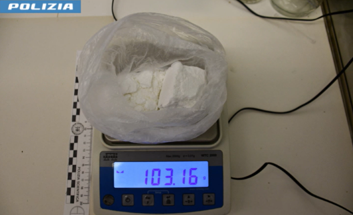La cocaina sequestrata nell'abitazione di uno degli indagati
