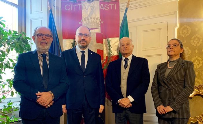 Nell'immagine, da sinistra a destra: Giorgio Gianuzzi, Maurizio Rasero, Piergiorgio Re e Barbara Aguzzi